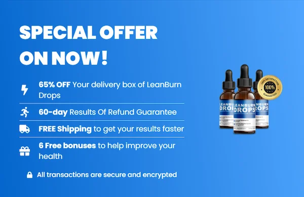 LeanBurn Drops SPECIAL OFFER ON NOW!